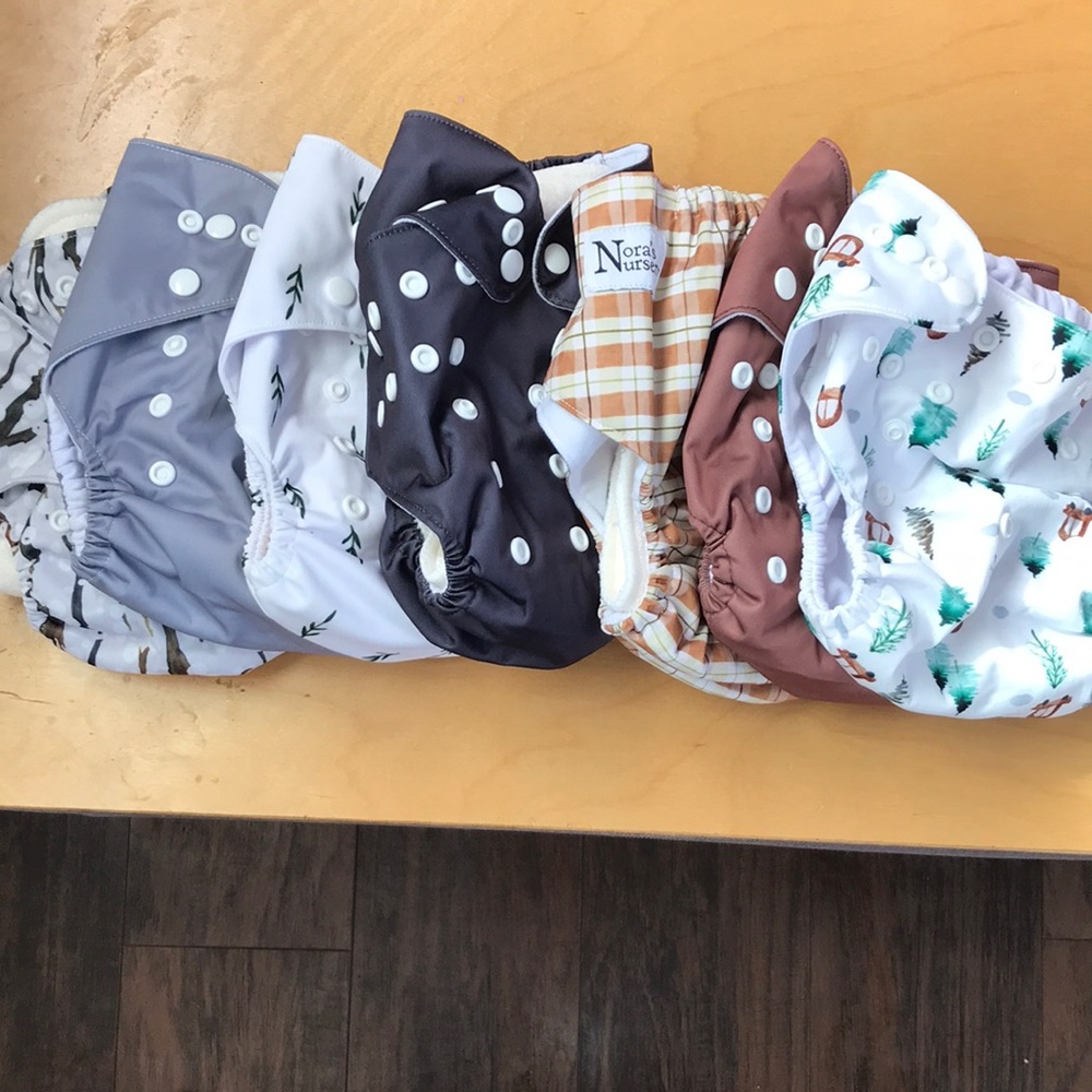Noras nursery cloth diapers